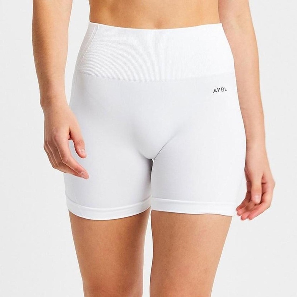 AYBL Balance V2 Seamless Shorts White